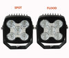 Additional LED Light Square 50W CREE for 4WD - ATV - SSV Spotlight VS Floodlight